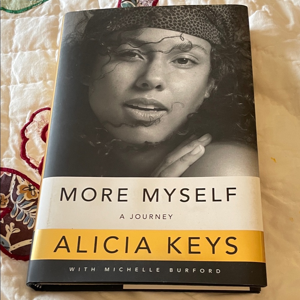 Alicia Keys "More Myself" Hardcover Book  Memoir -  Dated 2020